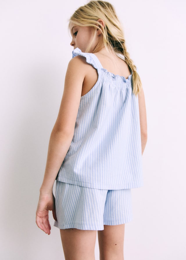 Mango Pack Kurzer Baumwoll-Pyjama