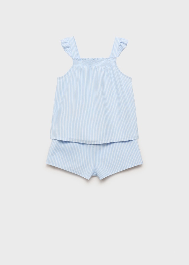 Mango Pack Kurzer Baumwoll-Pyjama