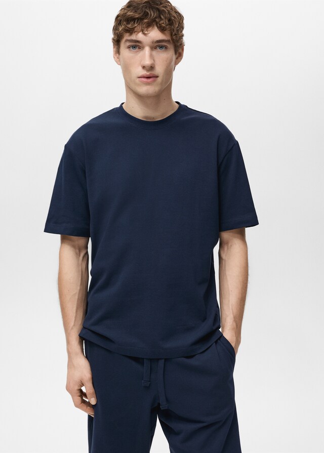 Mango Pack Kurzer Baumwoll-Pyjama