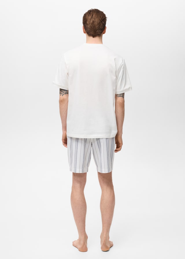 Mango Pack Mit Kurzem Pyjama Aus 100 % Baumwolle