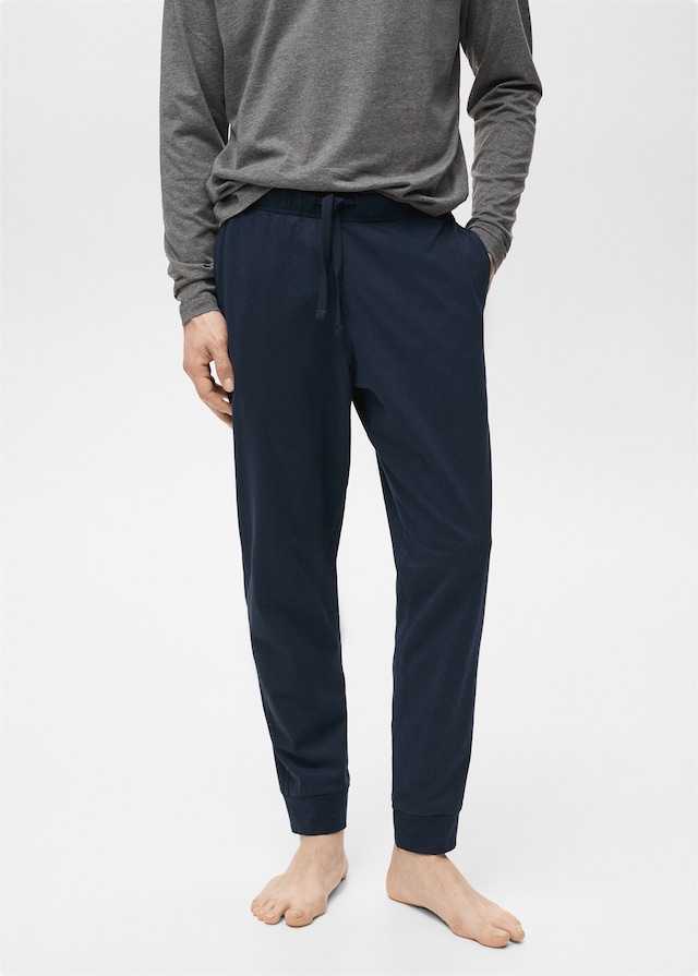 Mango Pack Mit Langem Pyjama Aus 100 % Baumwolle