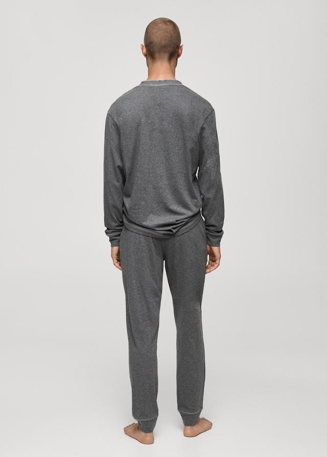 Mango Pack Mit Langem Pyjama Aus 100 % Baumwolle