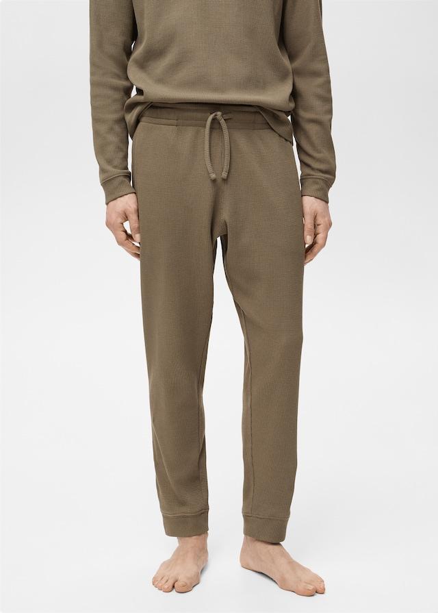 Mango Pack Mit Strukturiertem Baumwoll-Pyjama