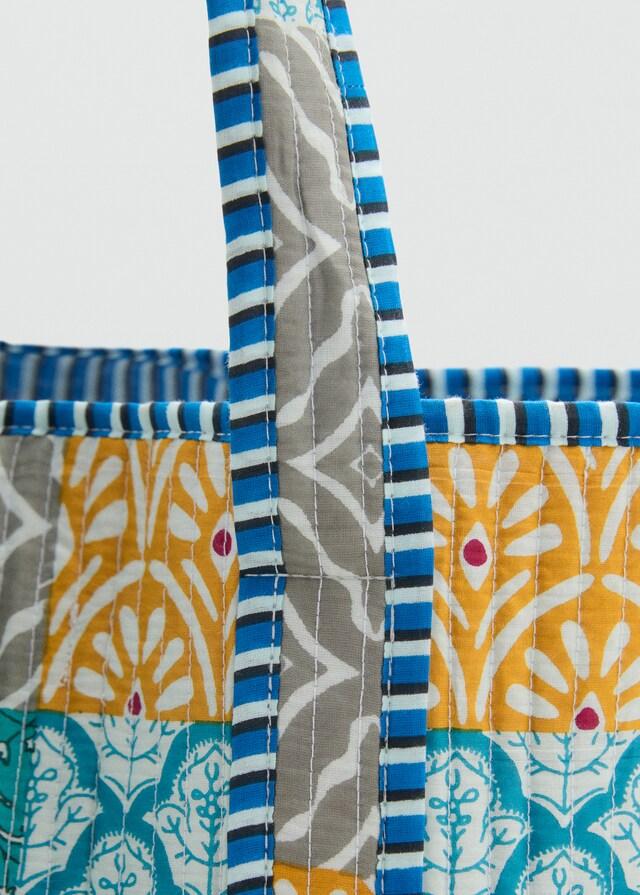 Mango Patchwork-Stepptasche