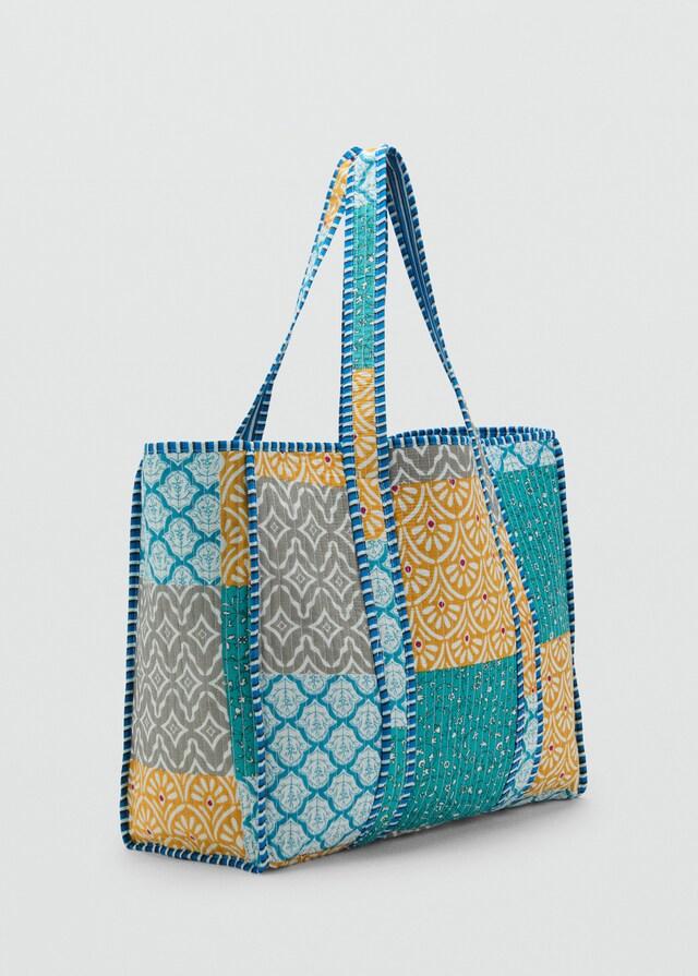 Mango Patchwork-Stepptasche