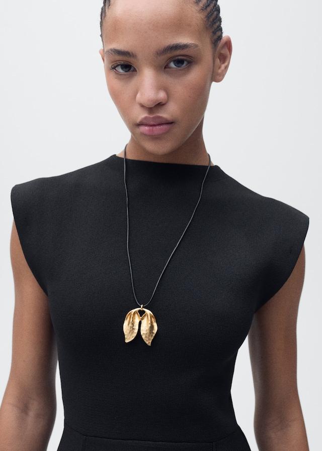 Mango Peplumkleid Mit Halbhohem Kragen