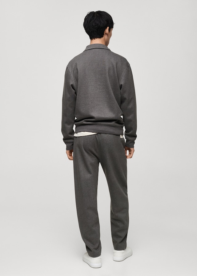 Mango Polo-Sweatshirt Mit Stickdetail