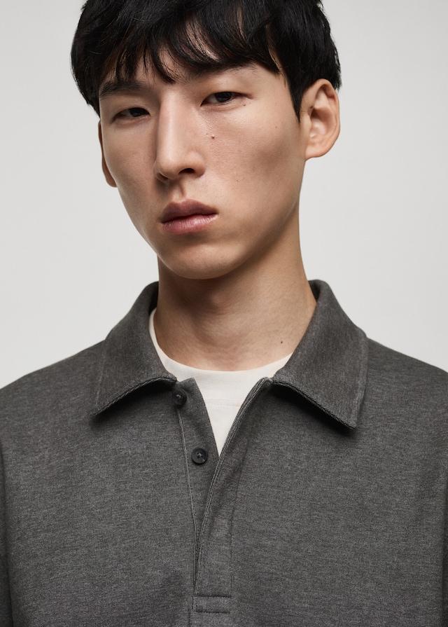 Mango Polo-Sweatshirt Mit Stickdetail