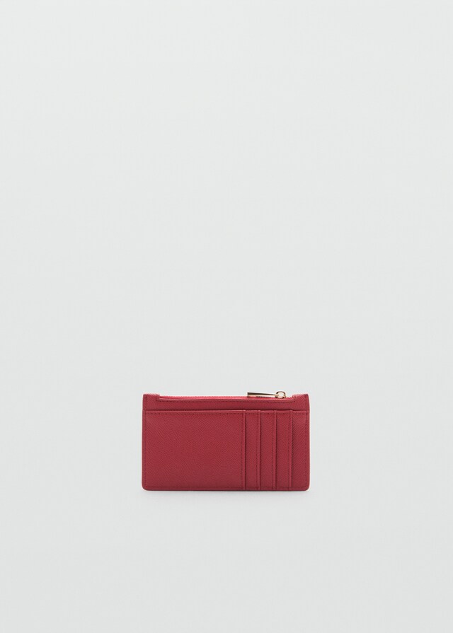 Mango Portemonnaie mit Ledereffekt