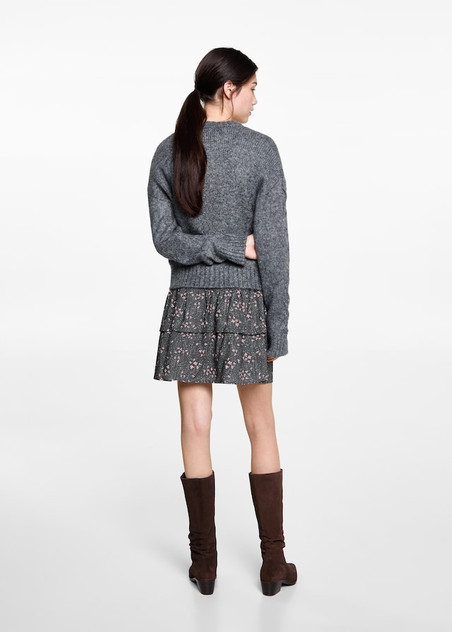 Mango Printrock Mit Rüschen