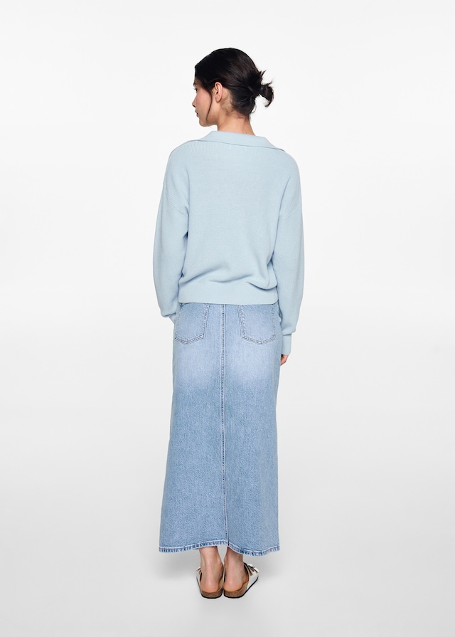 Mango Pullover Mit Polo-Kragen