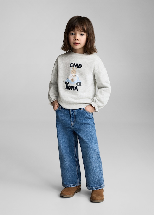 Mango Pullover Mit Reliefmuster