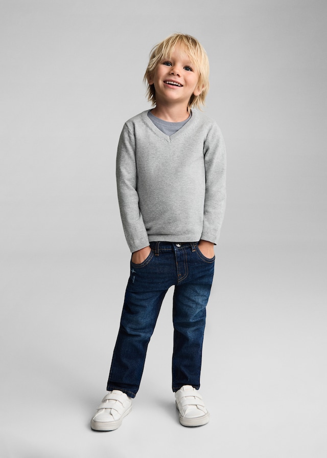 Mango Pullover Mit V-Ausschnitt