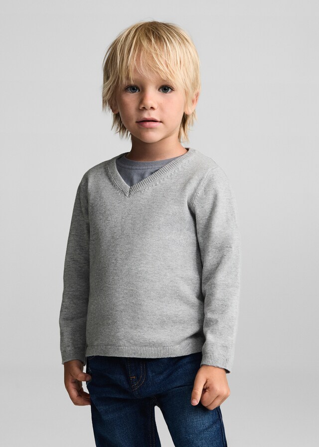 Mango Pullover mit V-Ausschnitt