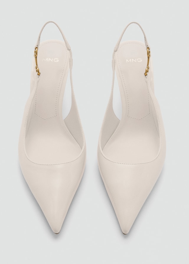 Mango Pumps Mit Gliederdetail