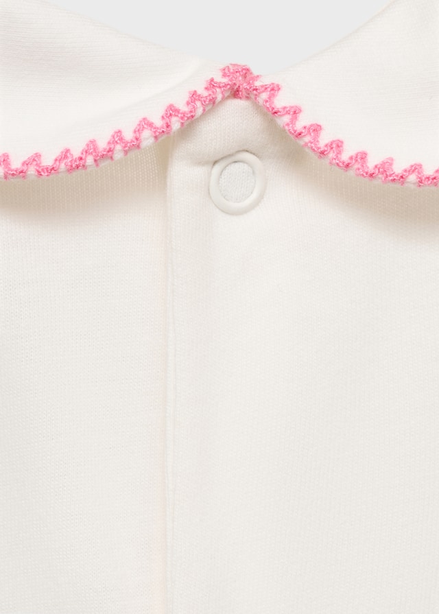 Mango Pyjama-Body Mit Babydollkragen