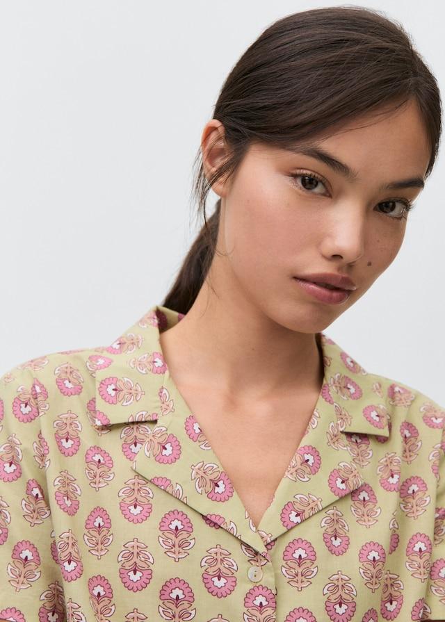 Mango Pyjama-Pack Aus Gemusterter Baumwolle