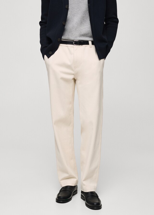 Mango Regular-Fit-Baumwollhose