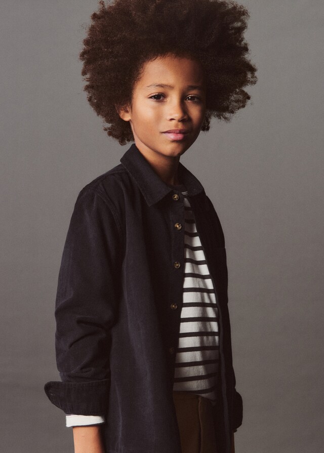 Mango Regular Fit-Cordhemd