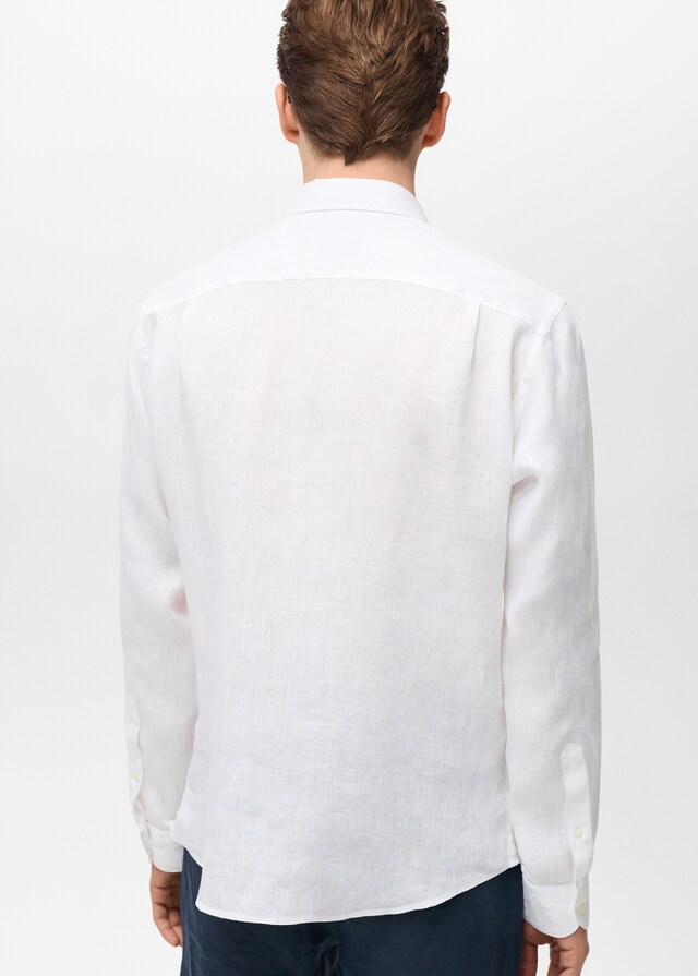 Mango Regular-Fit-Hemd Aus 100 % Leinen