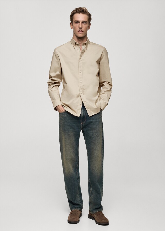 Mango Regular Fit-Hemd Aus Baumwolle