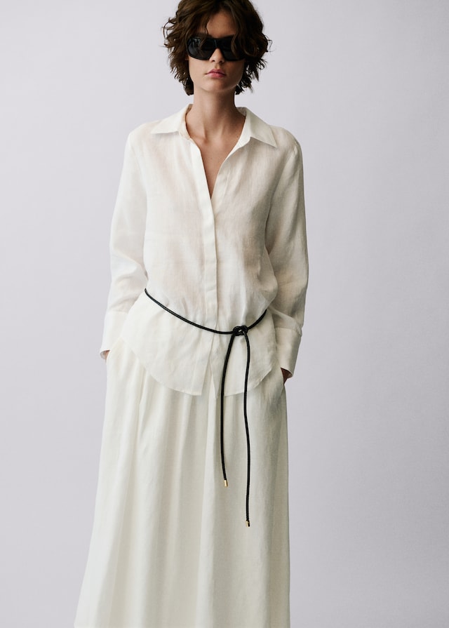 Mango Regular-Fit-Hemd Aus Leinen