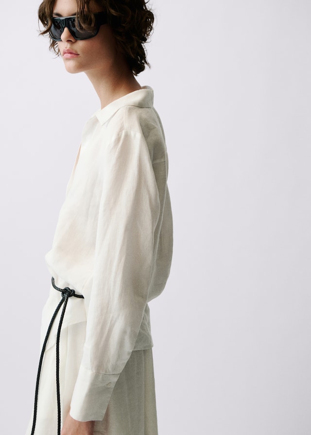 Mango Regular-Fit-Hemd Aus Leinen