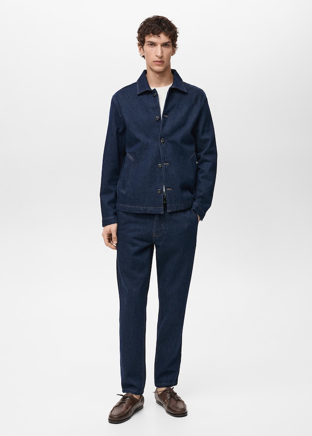 Mango Regular Fit-Jeans Mit Dunkler Waschung