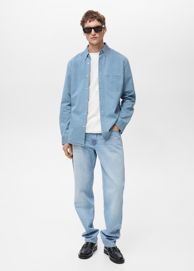 Mango Regular-Fit-Jeanshemd