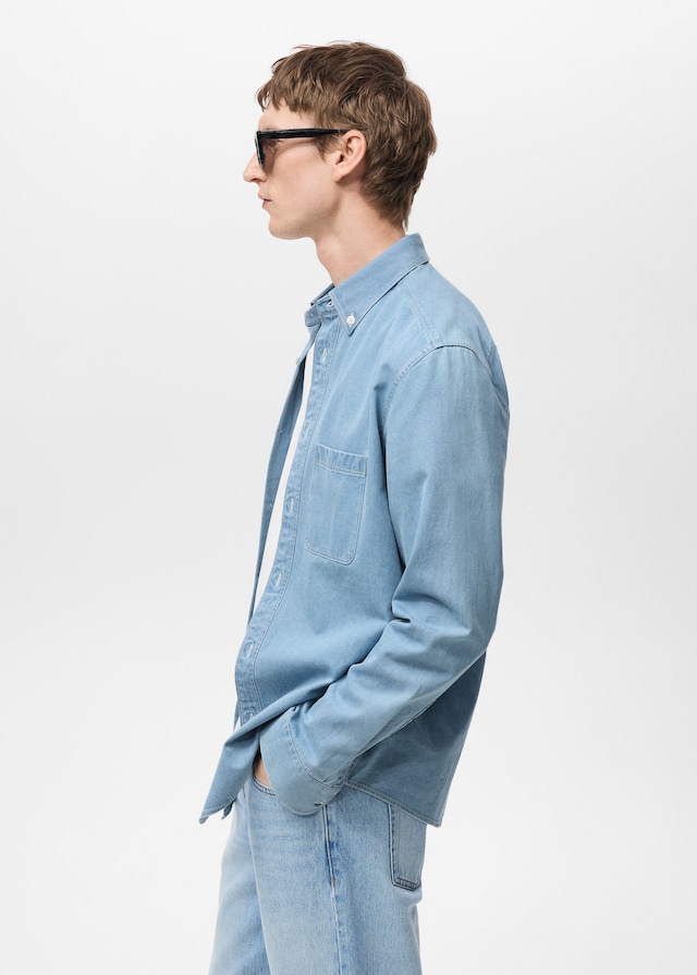 Mango Regular-Fit-Jeanshemd