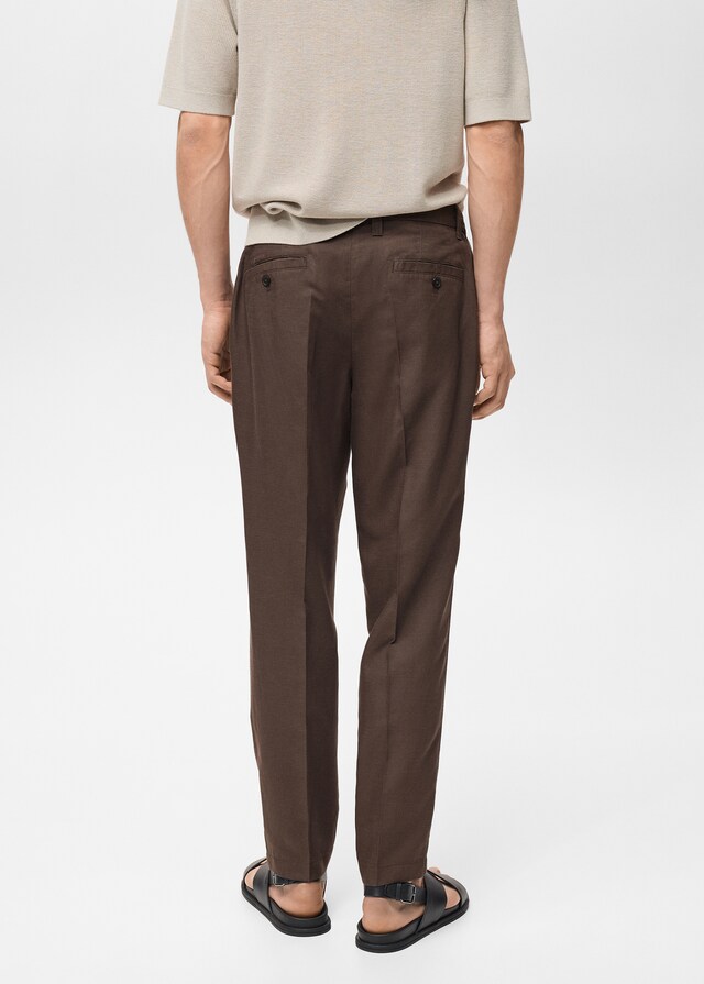 Mango Regular-Fit-Leinenhose