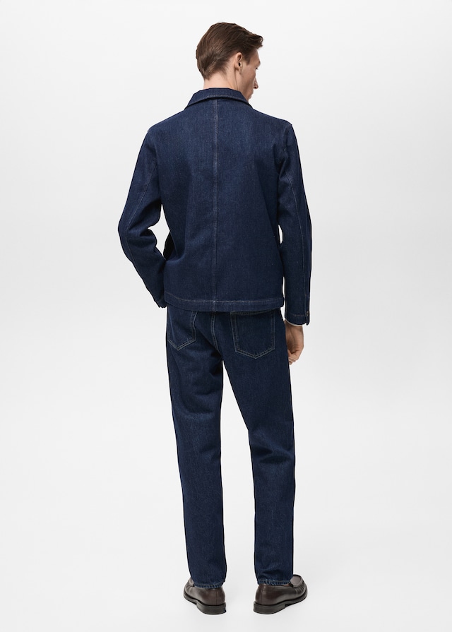 Mango Regular-Fit-Overshirt Aus Jeans