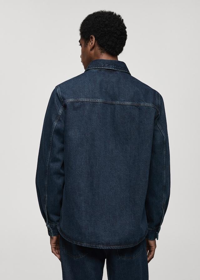 Mango Regular-Fit-Overshirt Aus Jeans