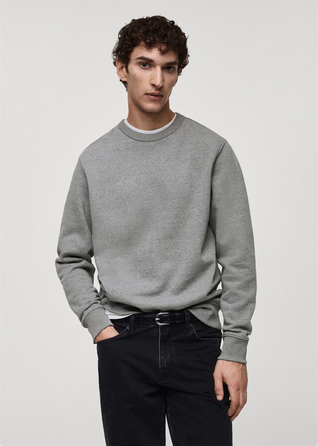 Mango Regular-Fit-Sweatshirt aus Baumwolle