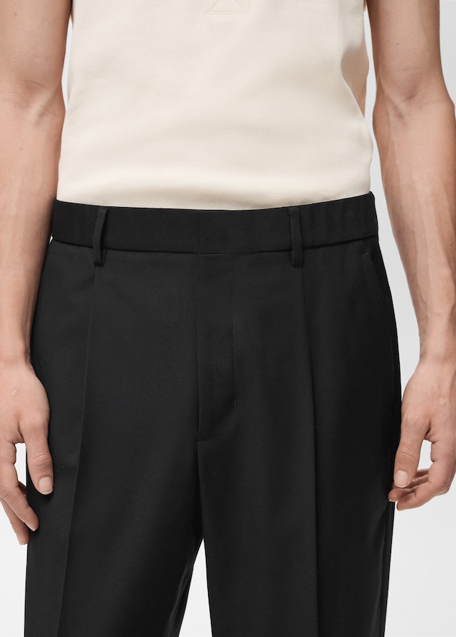 Mango Relaxed-Fit-Anzughose Mit Bundfalten