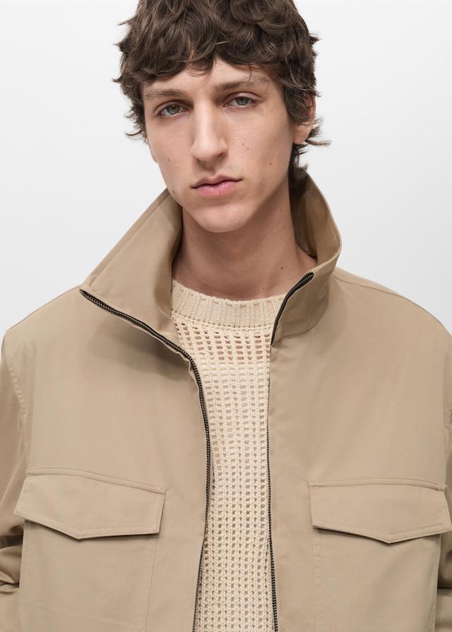 Mango Relaxed-Fit-Jacke Aus Baumwolle