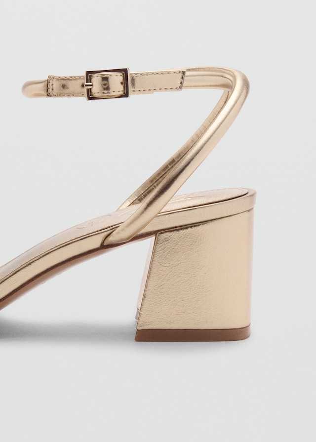 Mango Riemchensandale Mit Knotendetail