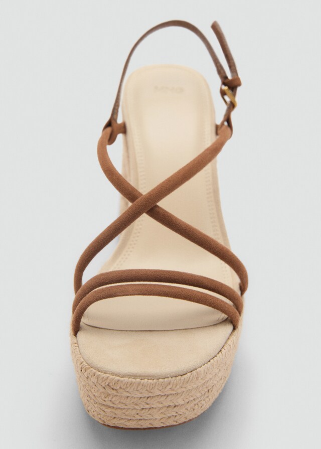 Mango Riemensandale Mit Absatz