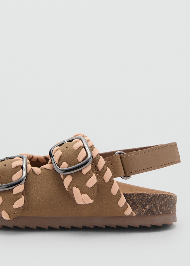 Mango Riemensandalette Mit Schnallen