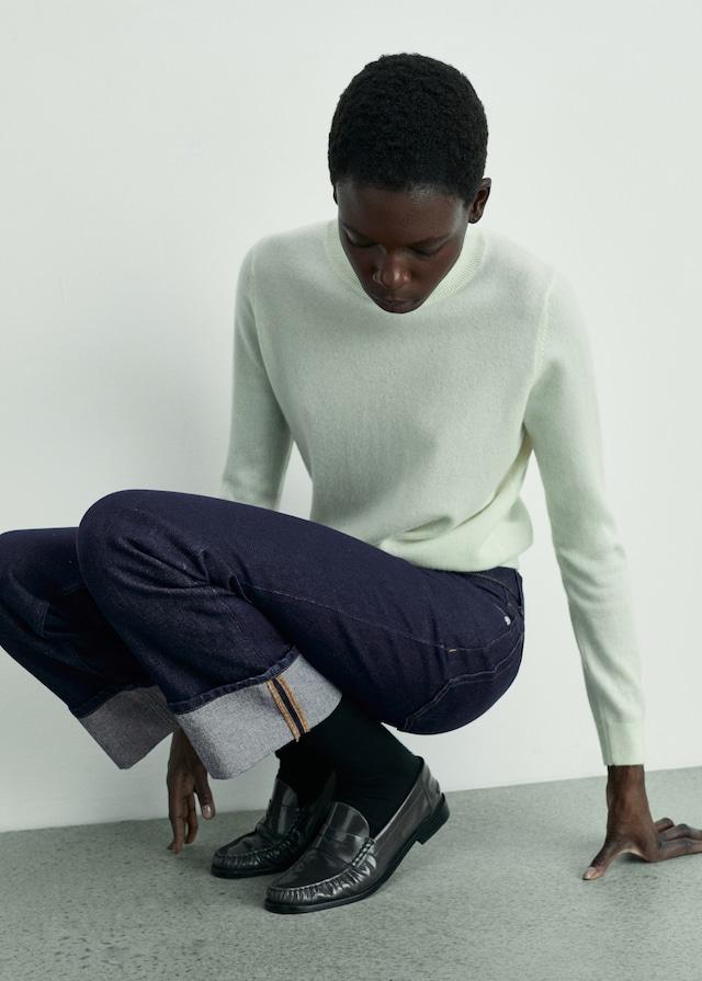 Mango Rinse-Wash-Jeans Mit Umschlag