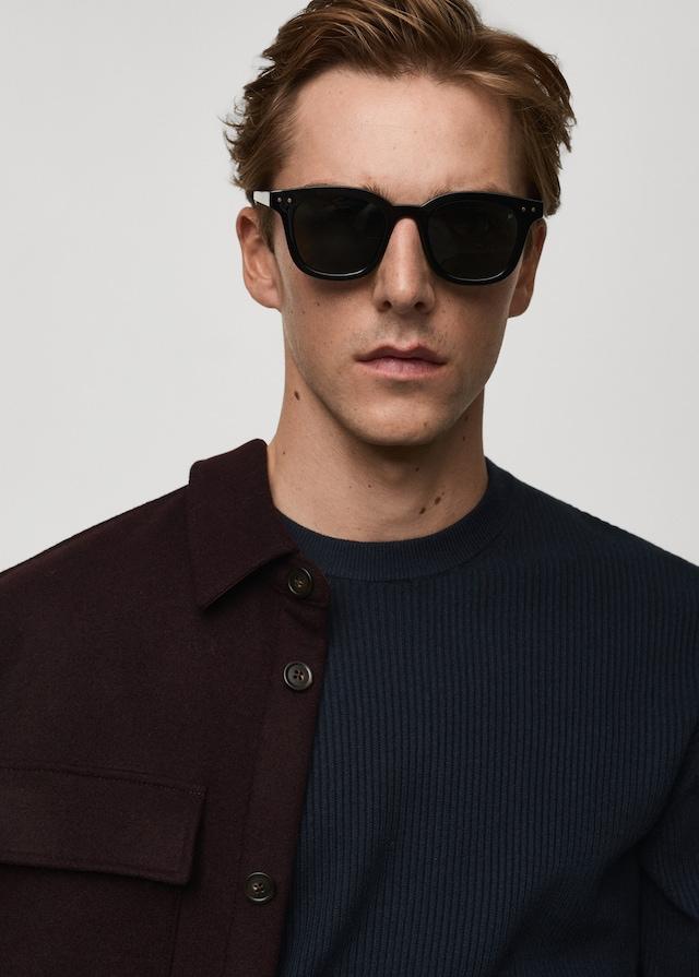 Mango Rippstrickpullover Aus Baumwolle