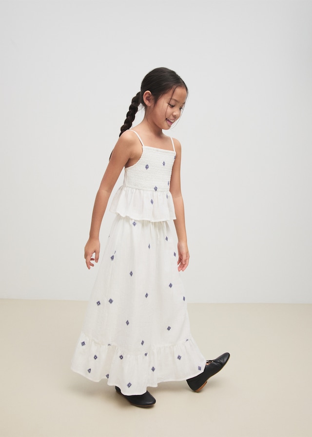 Mango Rock Mit Stickdetails