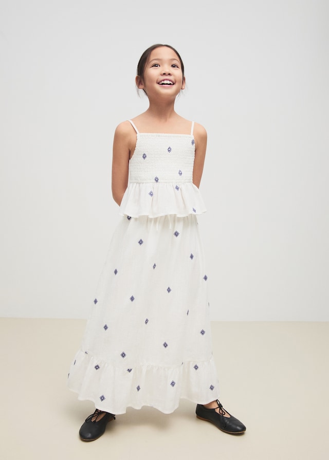 Mango Rock Mit Stickdetails