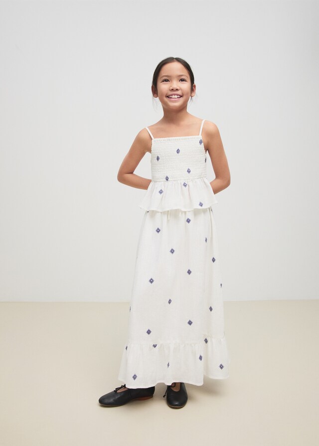 Mango Rock mit Stickdetails