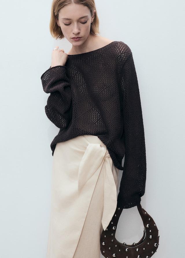 Mango Sarong-Rock Aus Leinen