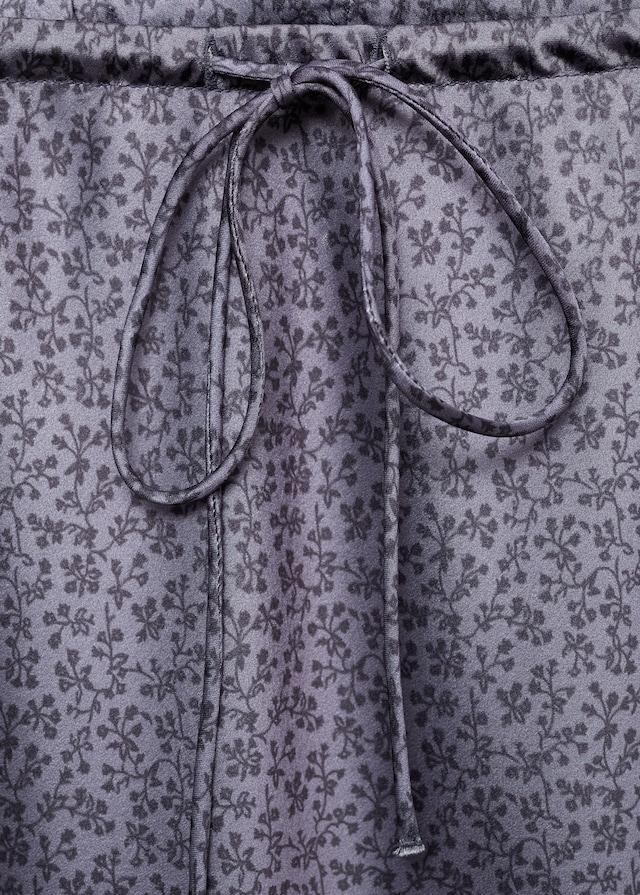 Mango Satinierter Printrock