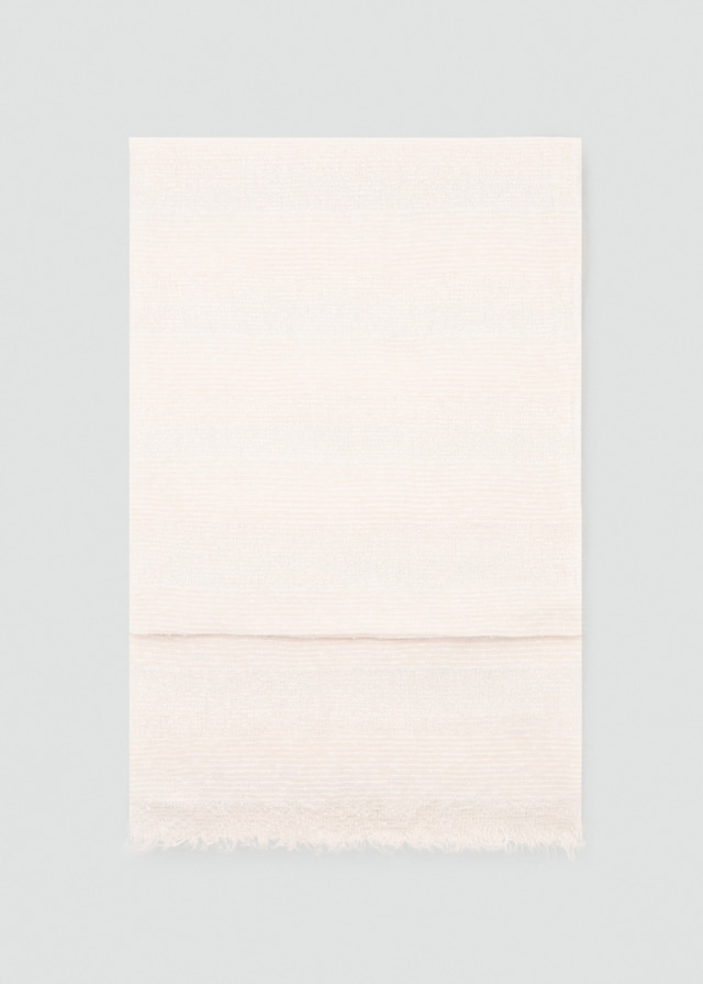 Mango Schal Mit Fransensaum