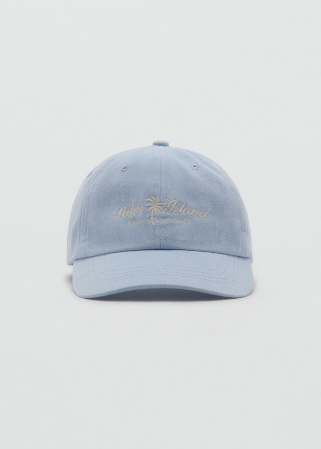 Mango Schirmmütze aus Baumwolle