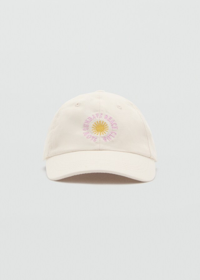 Mango Schirmmütze aus Baumwolle