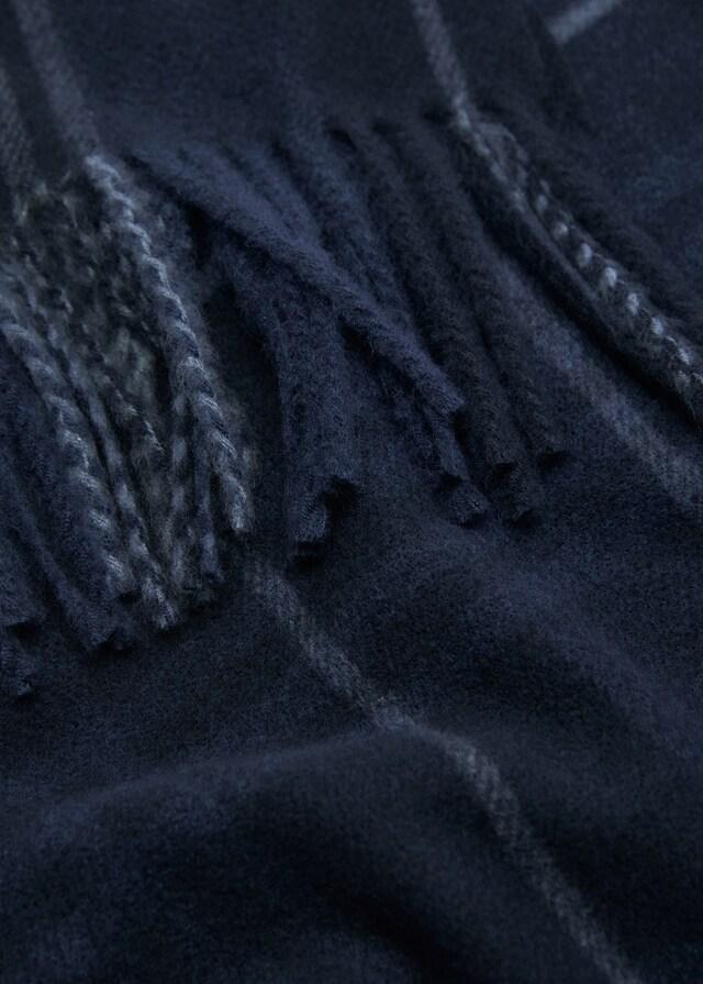 Mango Schottenkaro-Schal mit Fransen